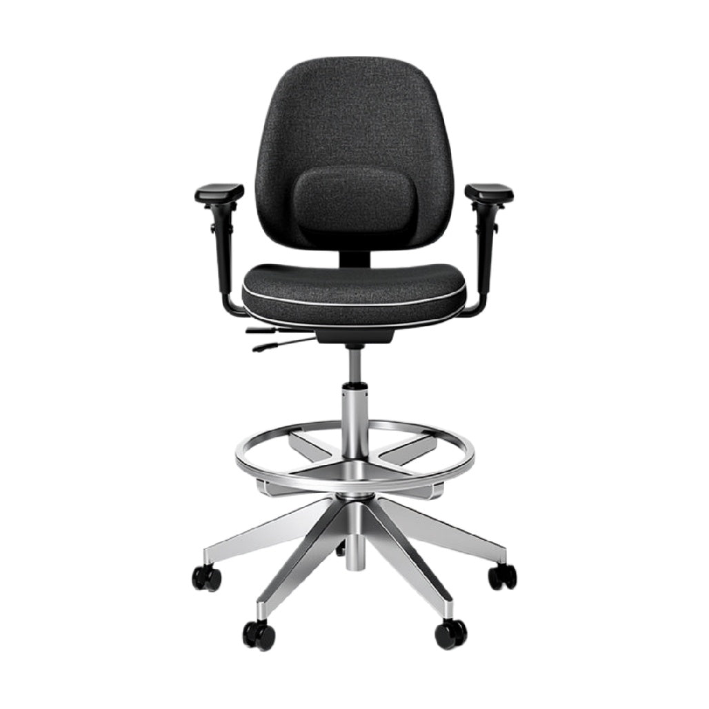 **Tytuł techniczny: Ergonomiczne krzesło biurowe na kółkach z regulacją wysokości**